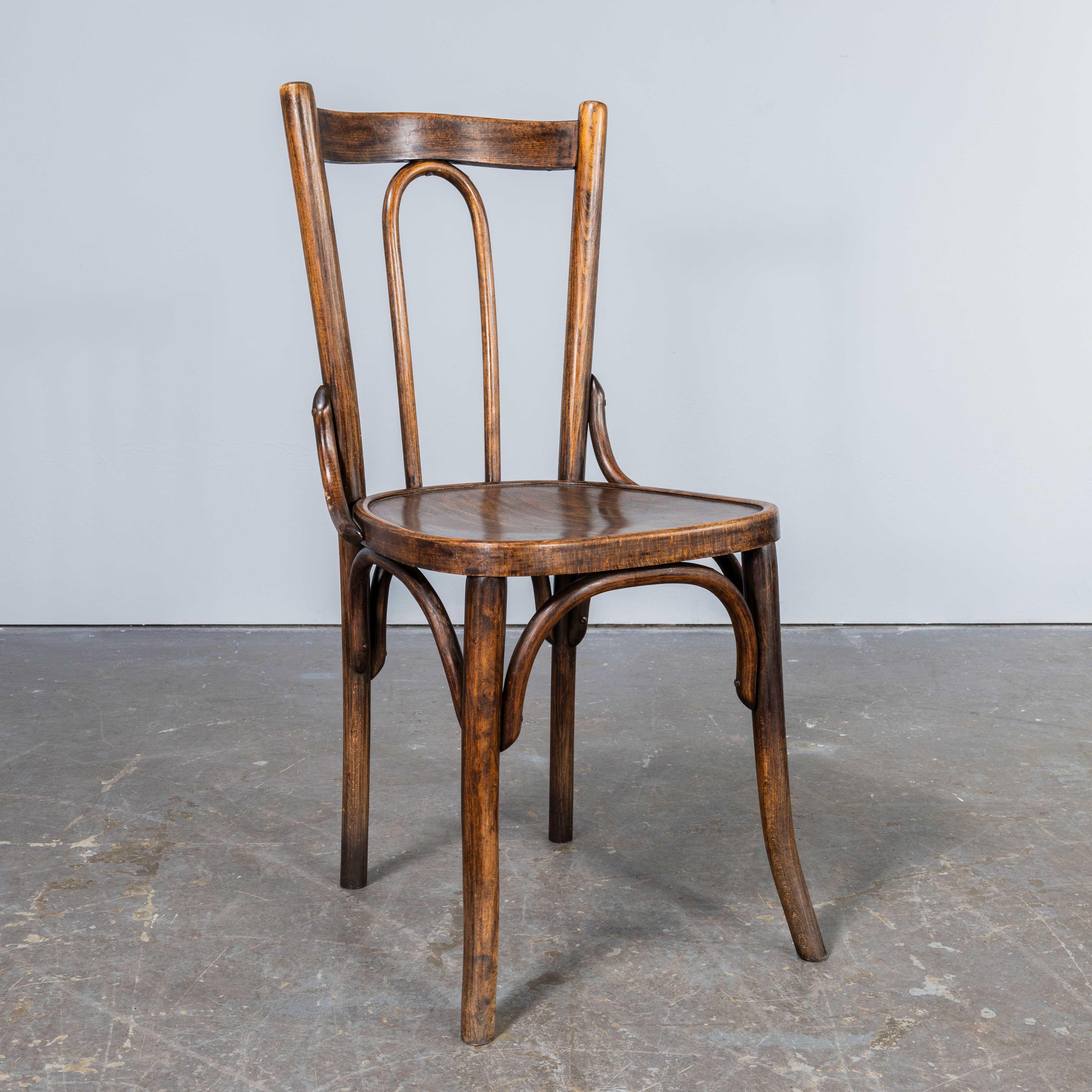 1940's Bentwood Debrecen Thonet Classic Back Dining Chairs - Set Of Twelve 1