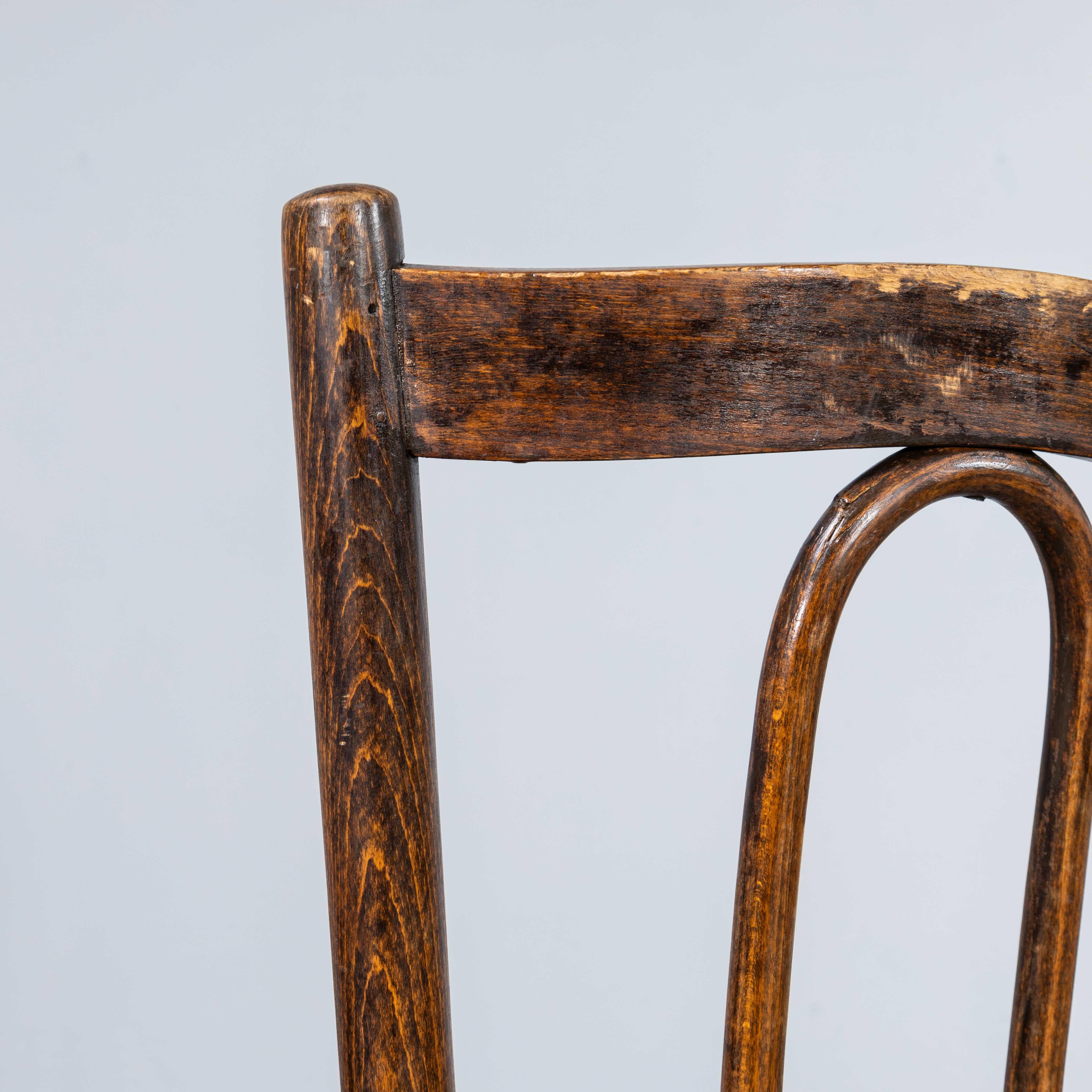 1940's Bentwood Debrecen Thonet Classic Back Dining Chairs - Set Of Twelve 3