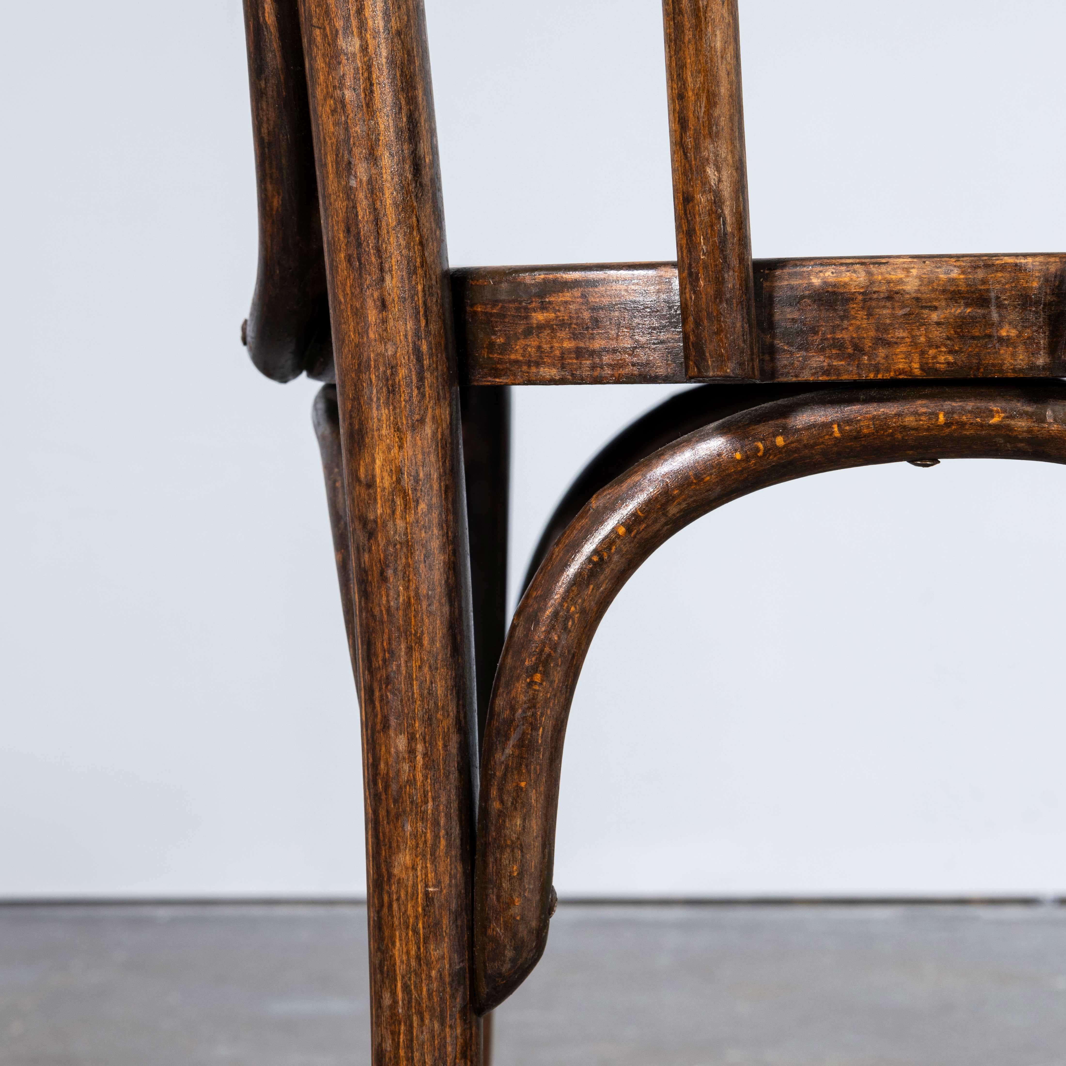 1940's Bentwood Debrecen Thonet Classic Back Dining Chairs - Set Of Twelve 4