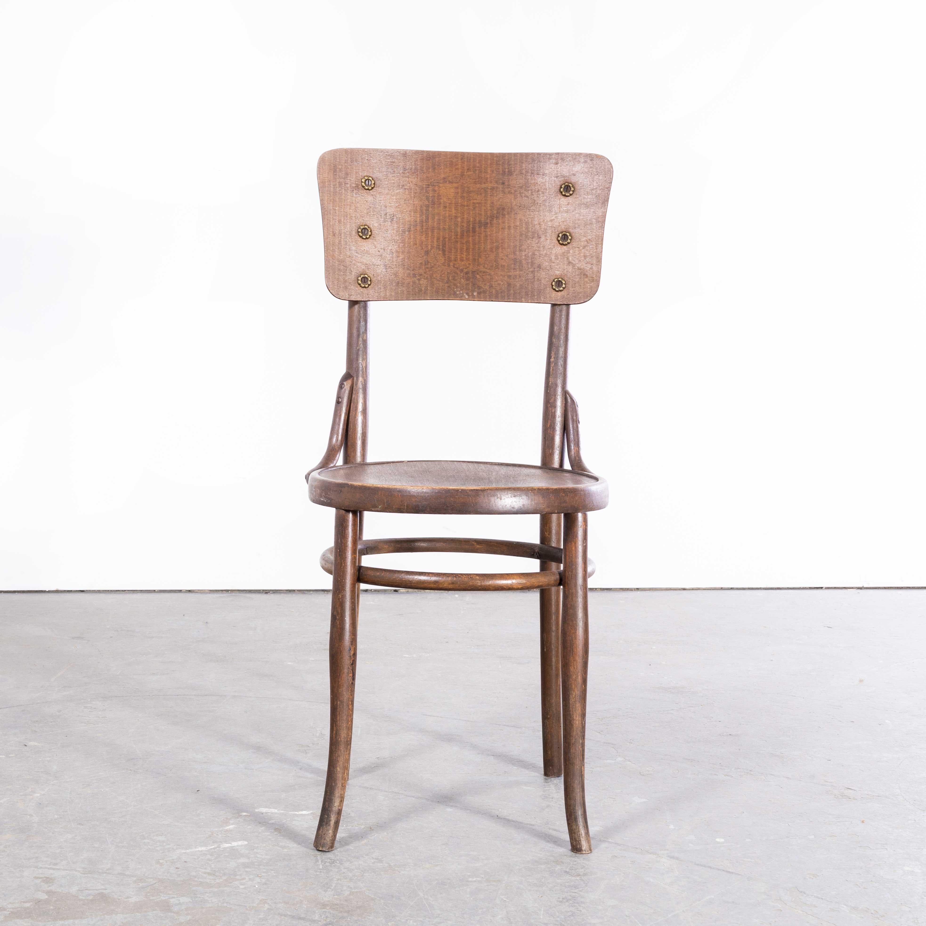 1940s Bentwood Debrecen Walnut Dining Chair 3