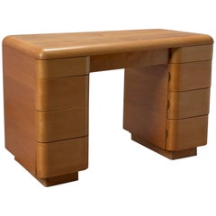 1940s Bentwood Mid-Century Modern Writing Desk by Paul Goldman for Plymold