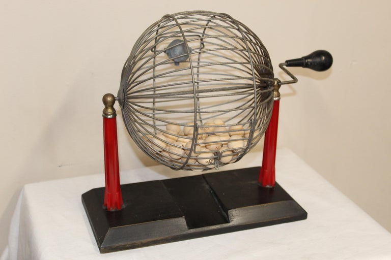 1940s Bingo Cage For Sale at 1stDibs