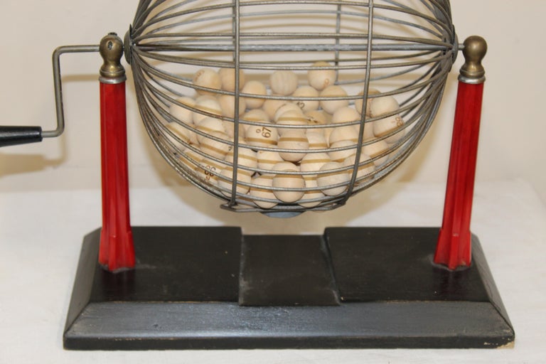 1940s Bingo Cage For Sale at 1stDibs