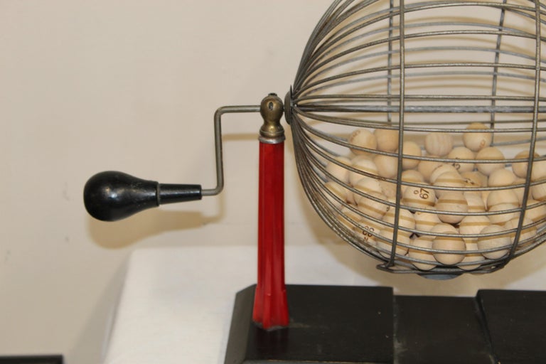 1940s Bingo Cage For Sale at 1stDibs
