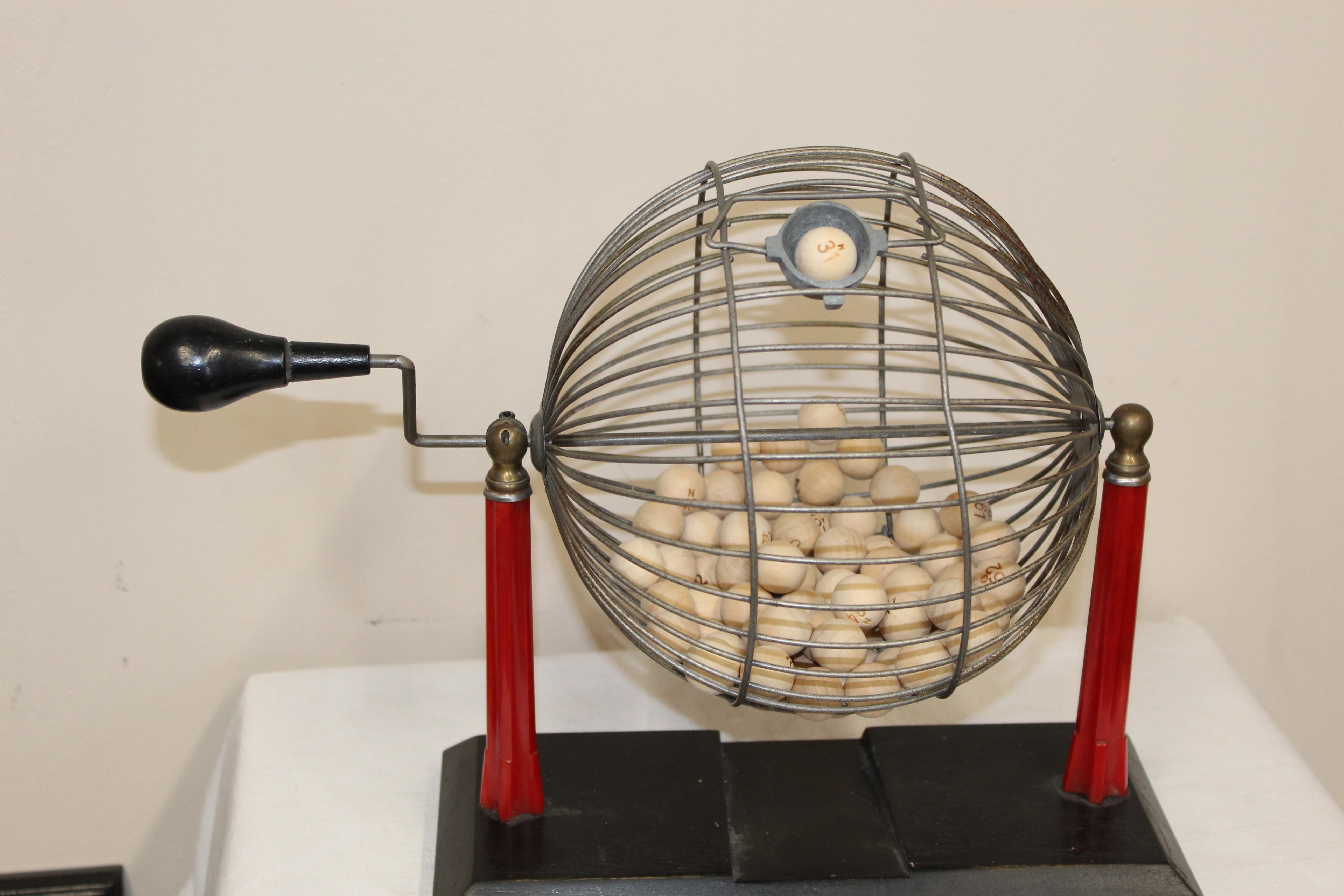 1940s Bingo Cage For Sale 1