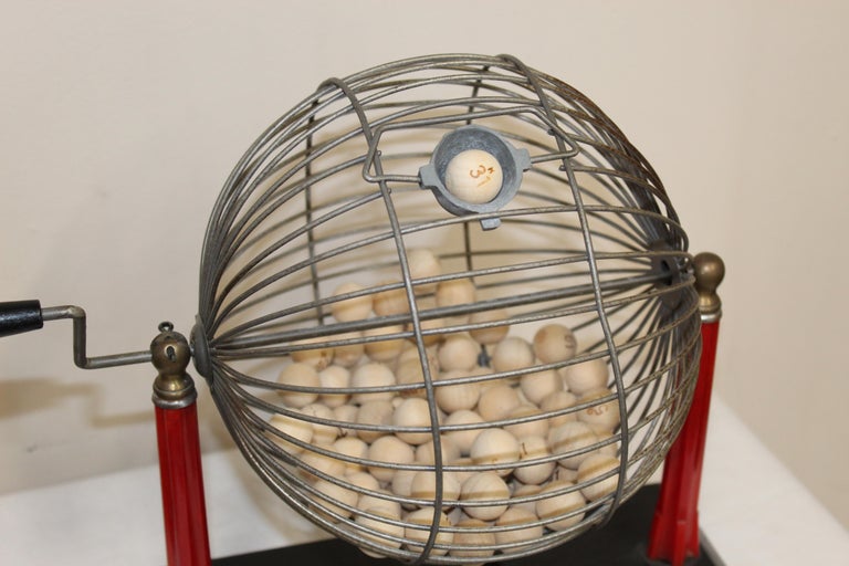 1940s Bingo Cage For Sale at 1stDibs