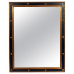 1940s Black and Gold Mirror