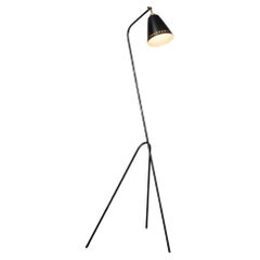 1940er Schwarze Grashüpfer-Stehlampe, Schweden