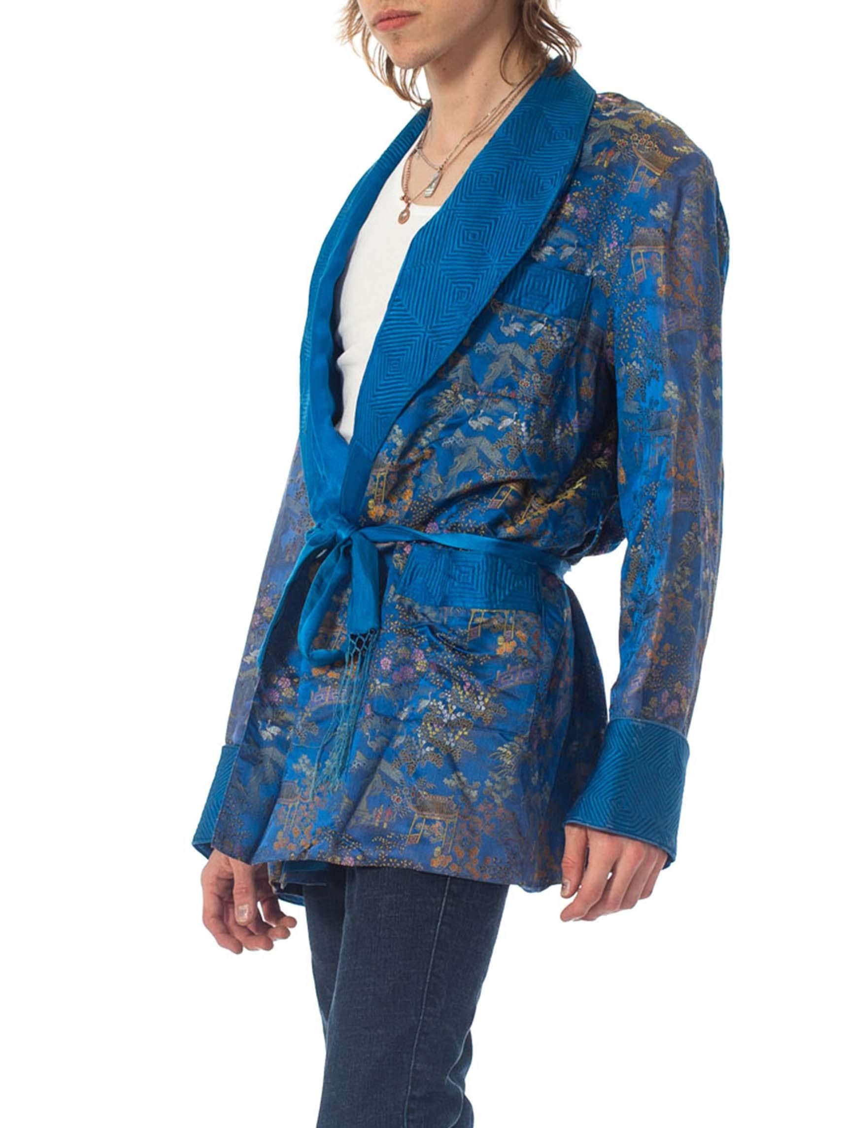 brocade smoking jacket