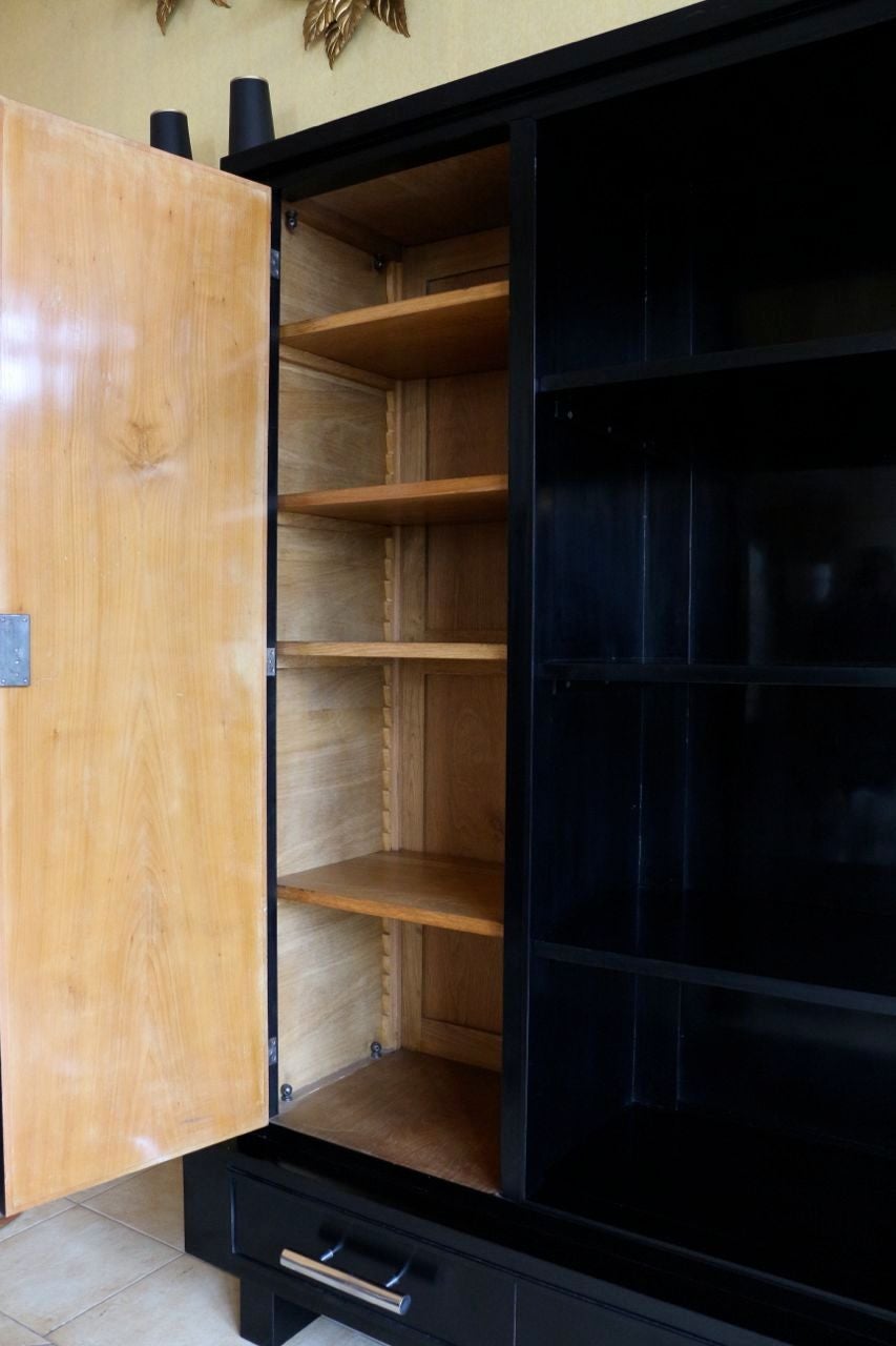French 1940s Bookcase by Rene Gabriel For Sale