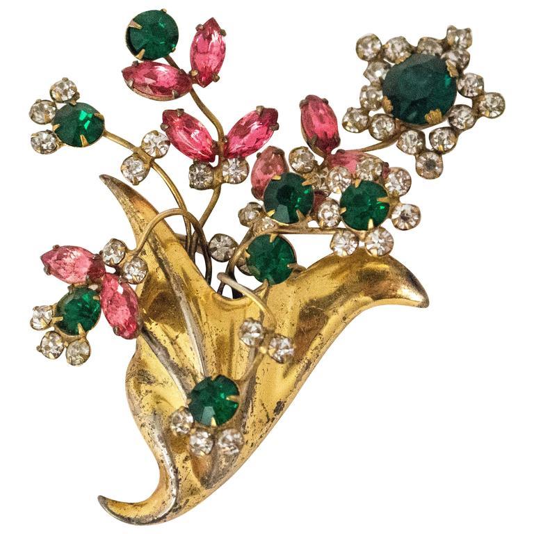 Women's 1940s Bouquet Brooch