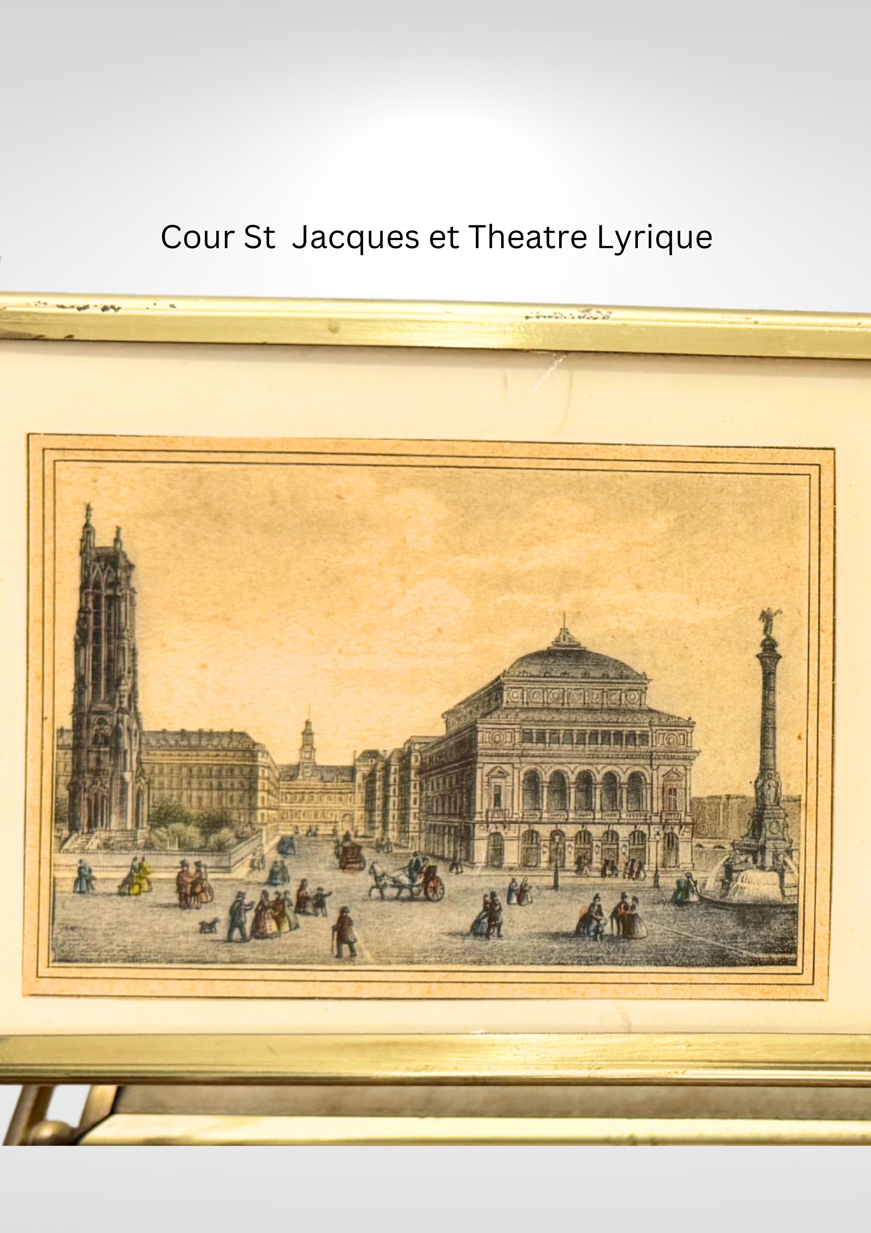 Porte-revues en laiton et rotin tressé des années 1940 par la Maison Baguès en vente 5