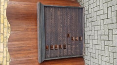 1940's British Railway luggage label cabimet