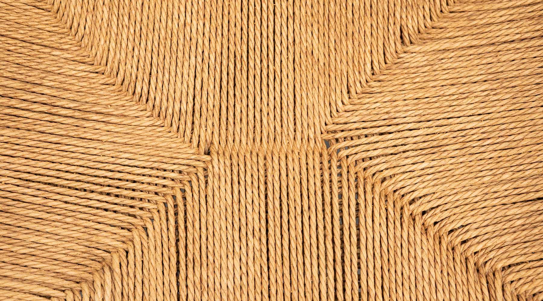 1940s Brown Ash and Papercord Peacock Chair by Hans Wegner For Sale 4