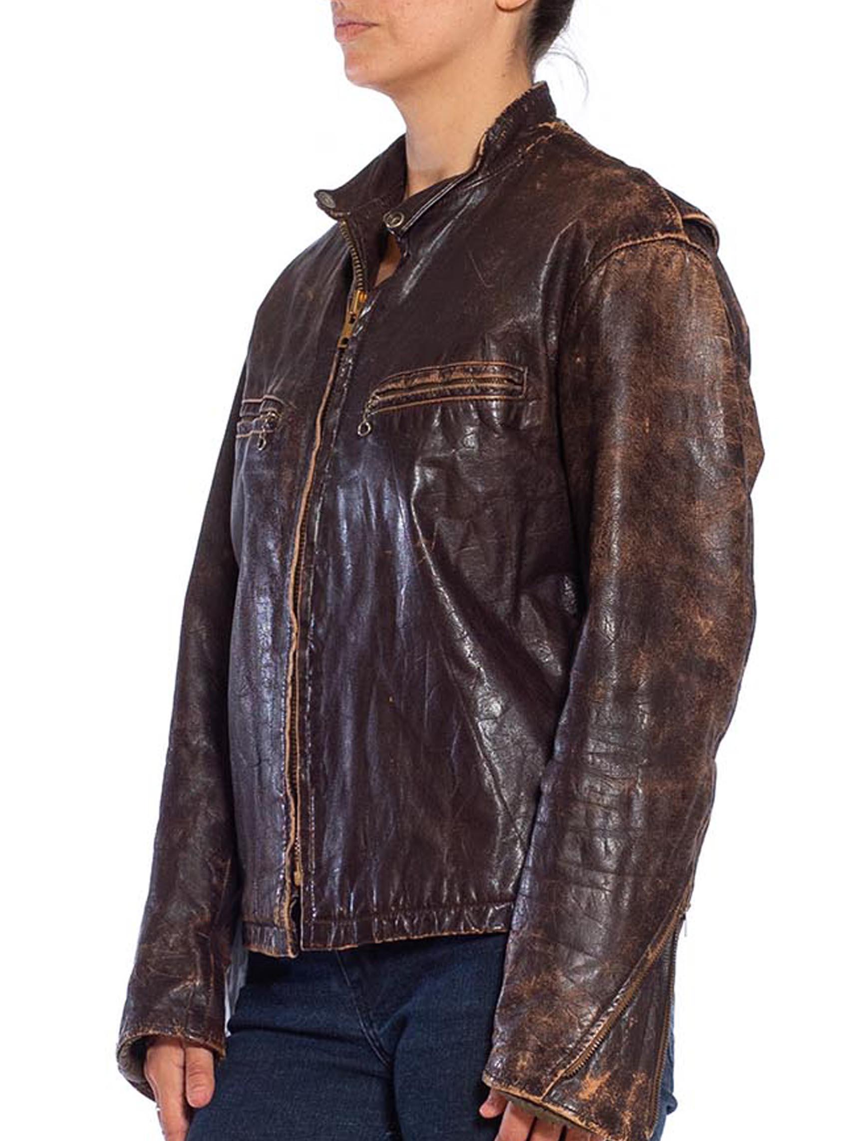 1940s leather jacket