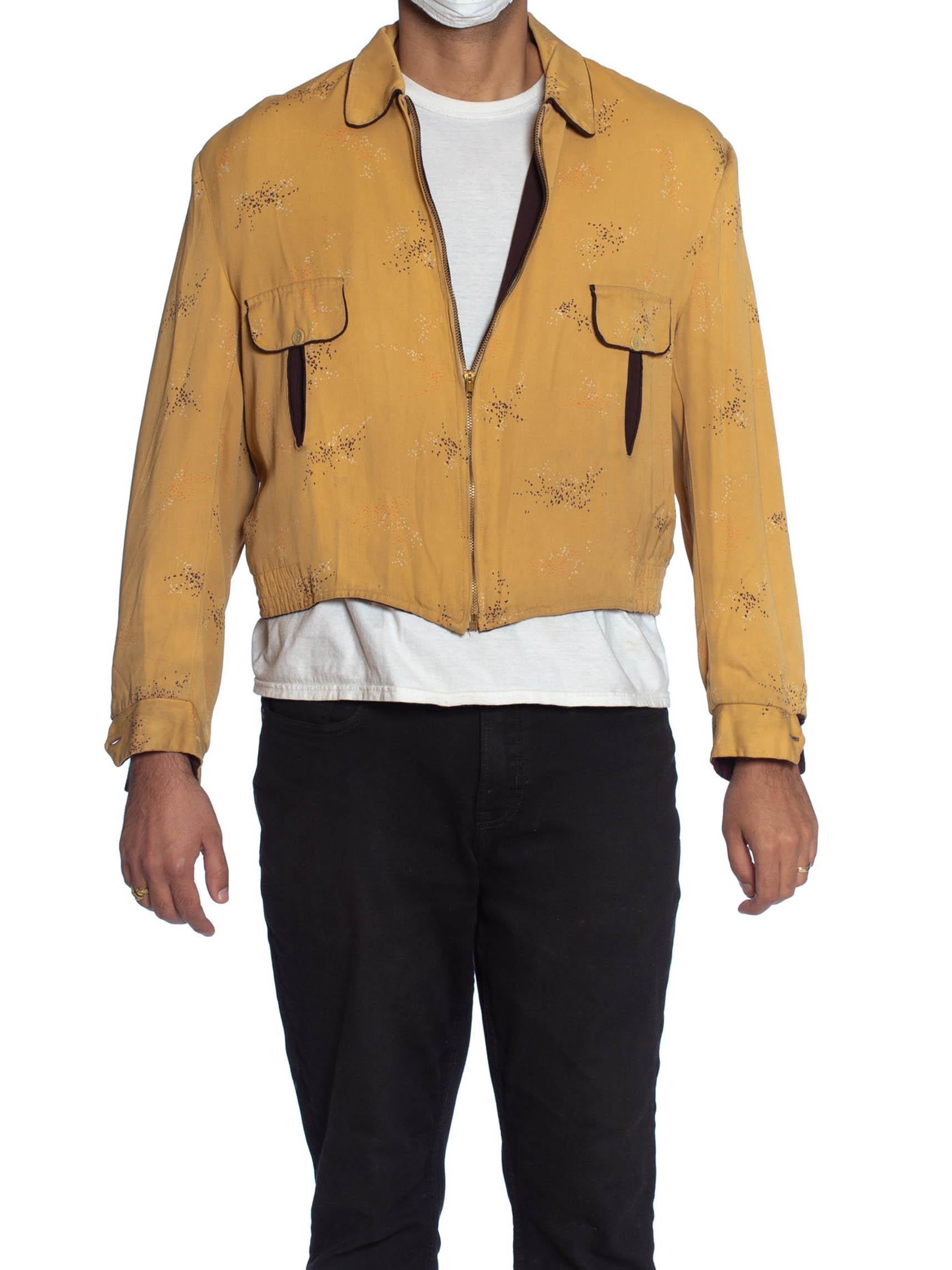 gabardine jacket 1940s