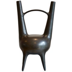 1940s Bucchero Vase by Gio Ponti