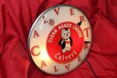 1940s Calvert Distillery Bubble Clock