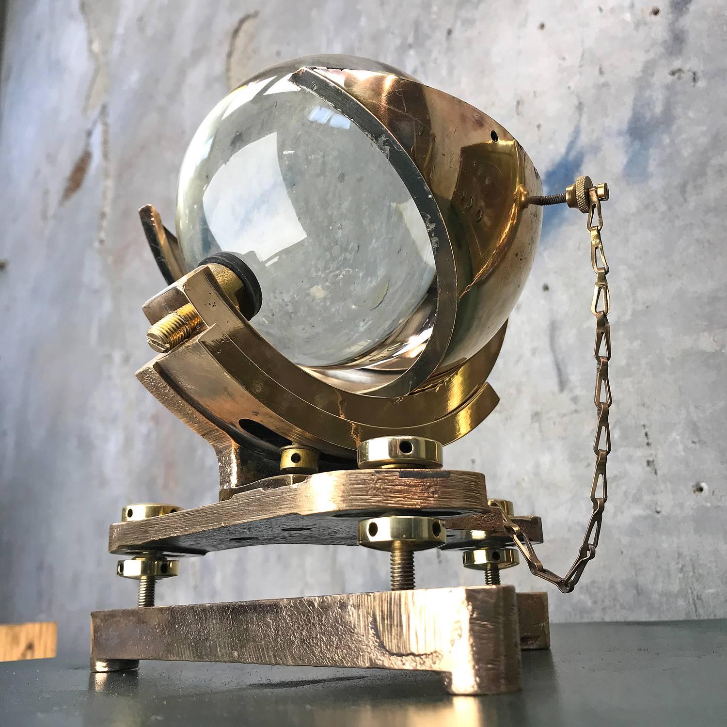 The Campbell–Stokes recorder (sometimes called a Stokes sphere) is a kind of sunshine recorder. It was invented by John Francis Campbell in 1853 and modified in 1879 by Sir George Gabriel Stokes. The original design by Campbell consisted of a glass