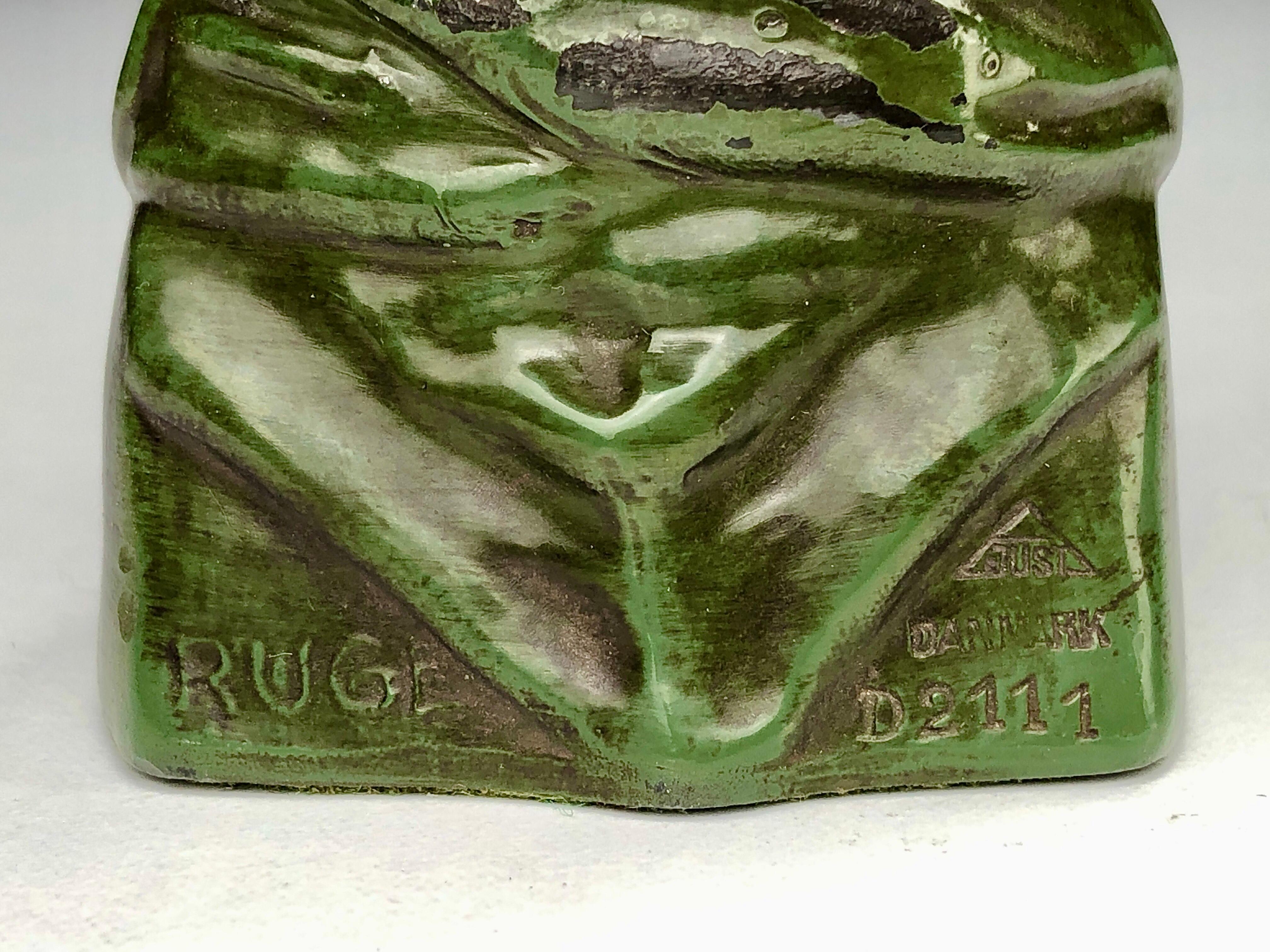 Statuetta in metallo da discoteca Carl Emil Ruge del 1940 di Just Andersen in vendita 5