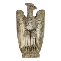 1940s Carved Stone Eagle