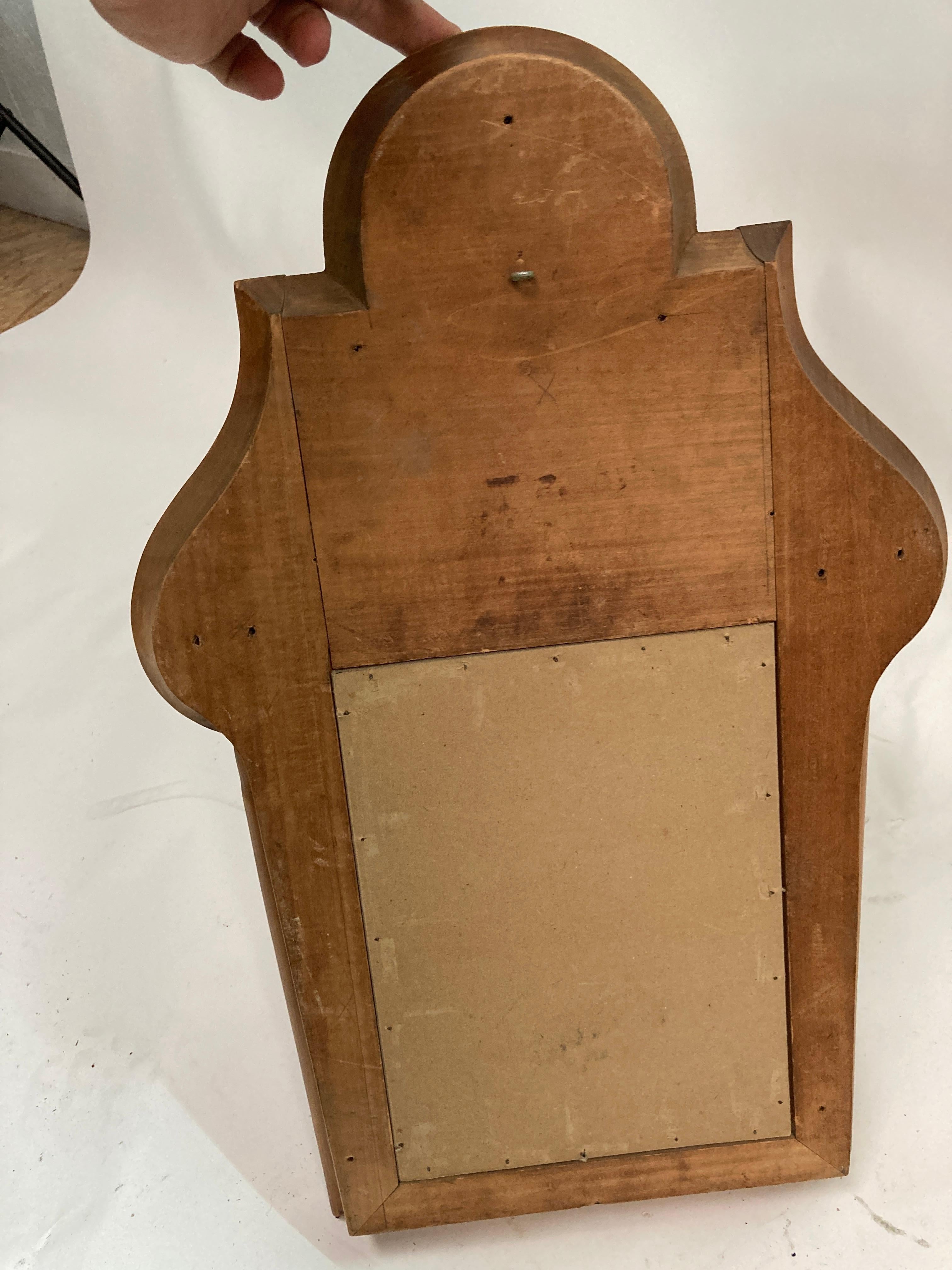 1940's Carved wood mirror in the style of Jean-Charles Moreux For Sale 3