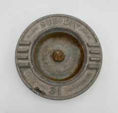 Posacenere SUB DIV 31 in alluminio fuso, Stati Uniti, 1940