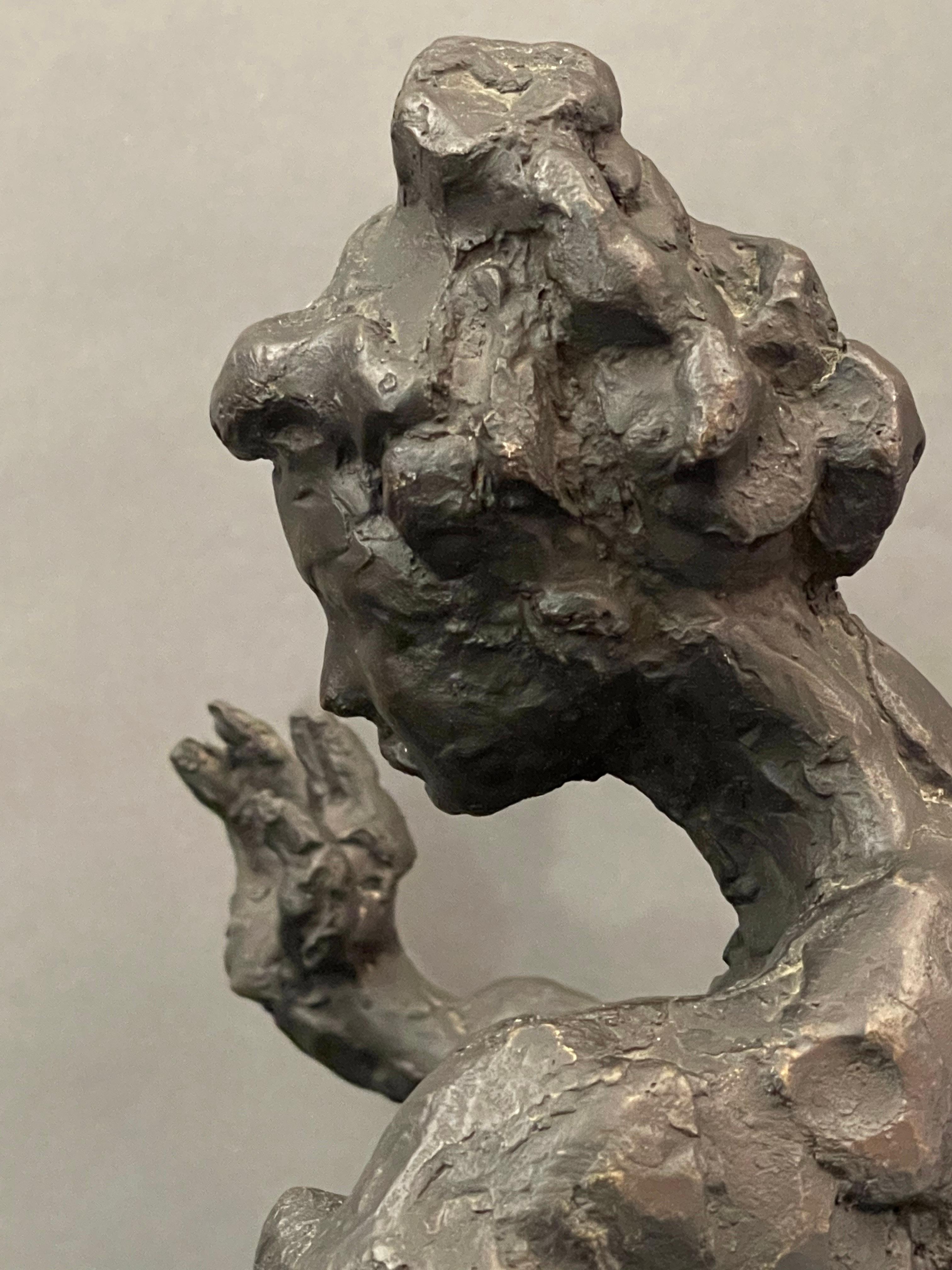 Mid-Century Modern Sculpture en bronze cataloguée de Luigi Broggini  en vente