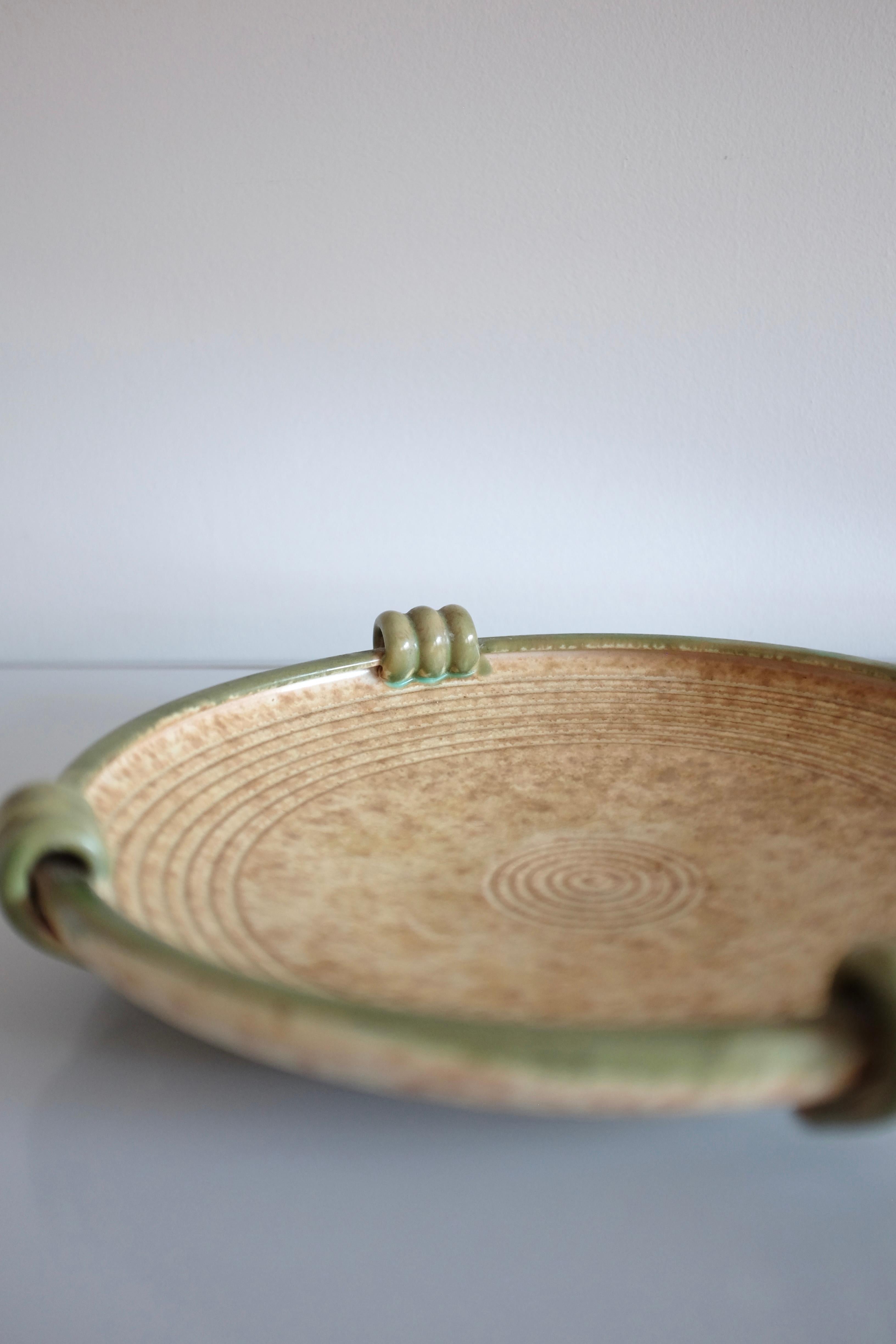Swedish 1940s Ceramic dish by Christer Heijl For Sale