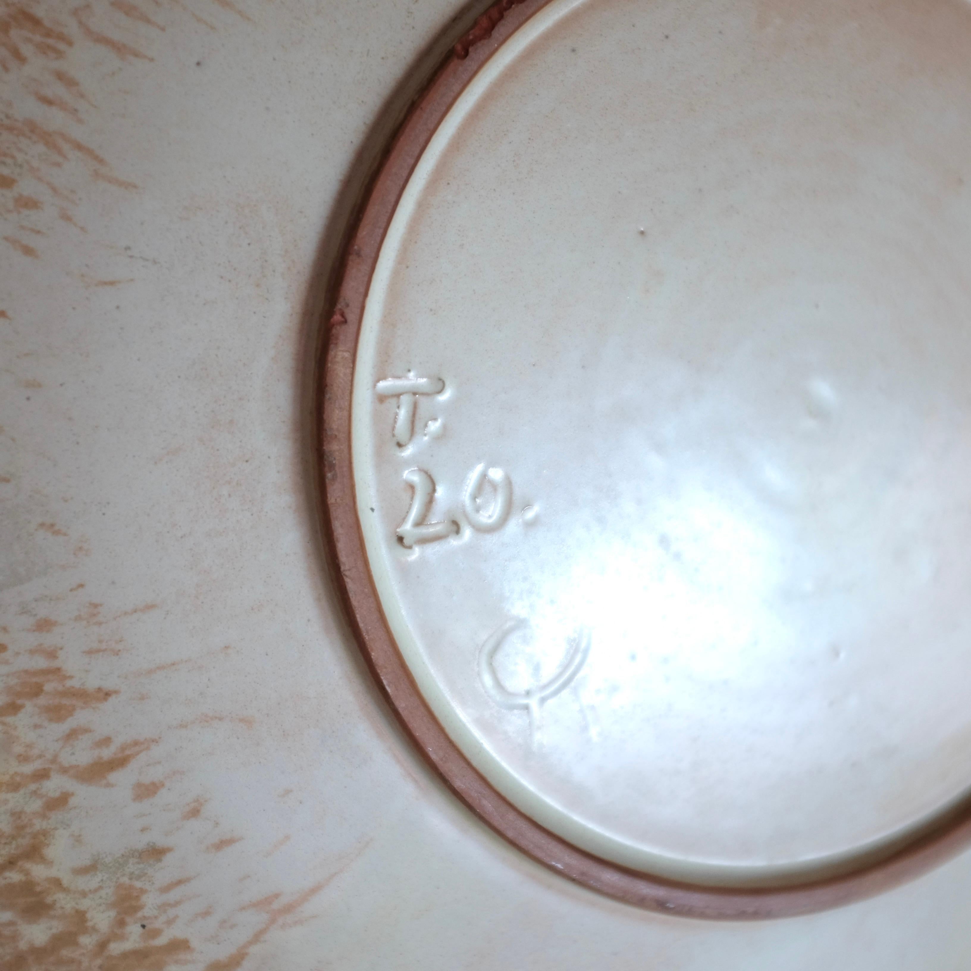 1940s Ceramic dish by Christer Heijl For Sale 1
