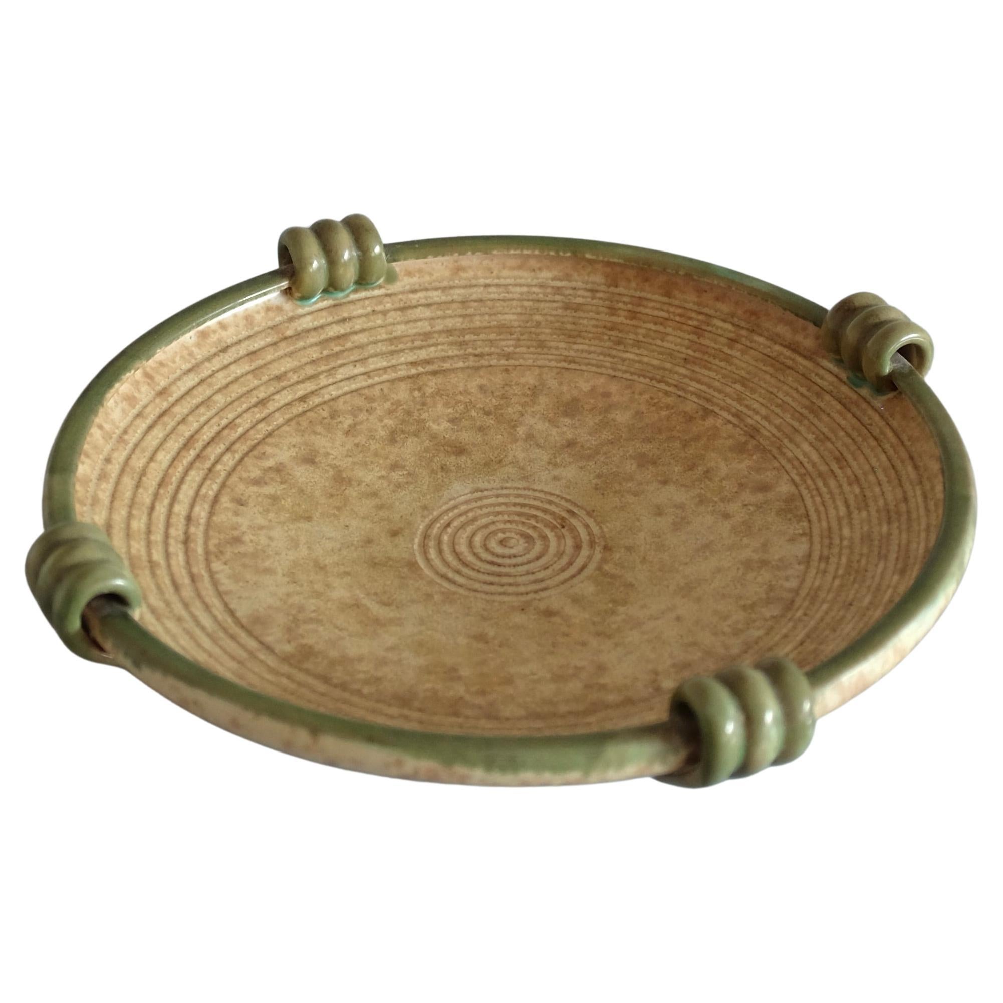 1940s Ceramic dish by Christer Heijl For Sale