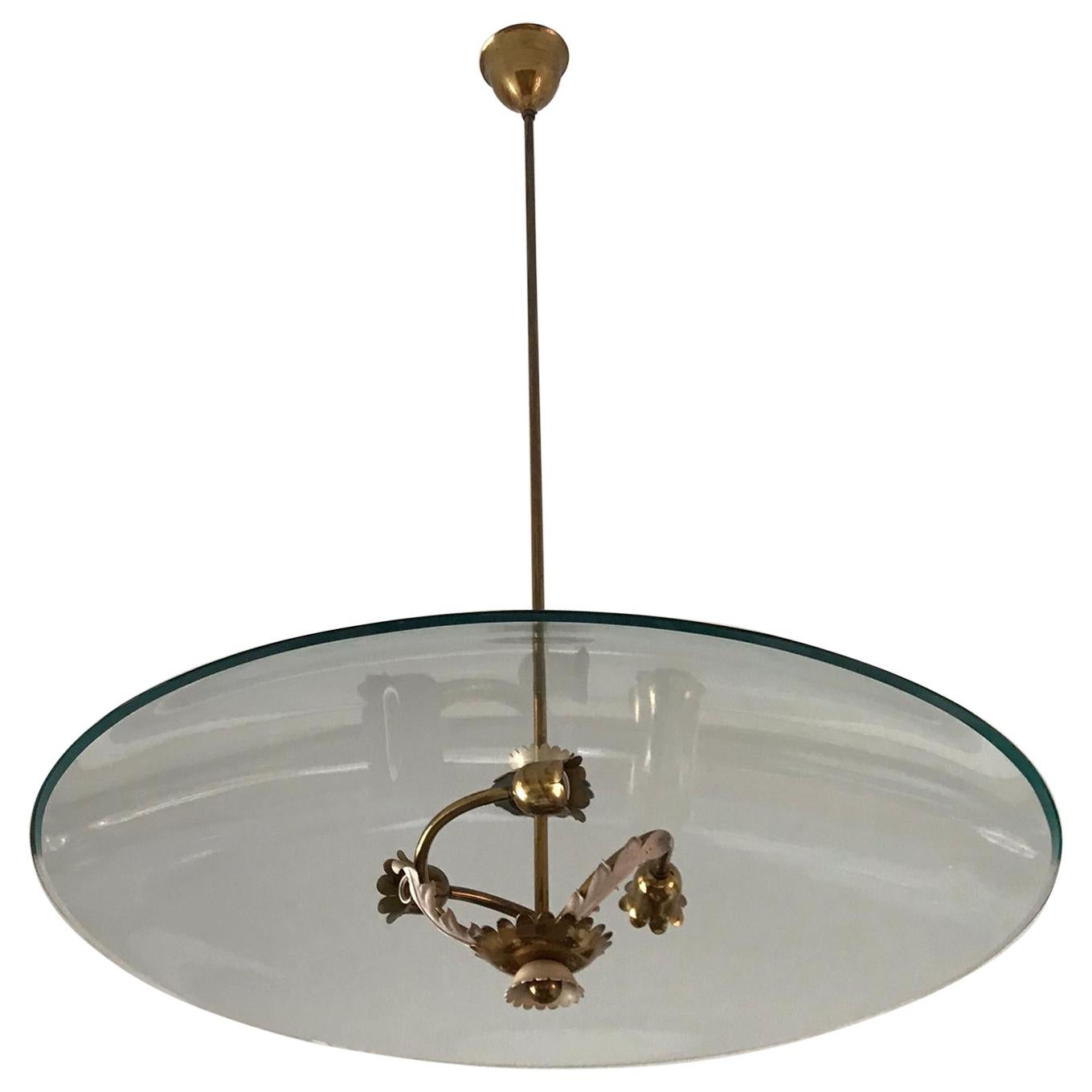 1940s Chandelier by Pietro Chiesa For Sale