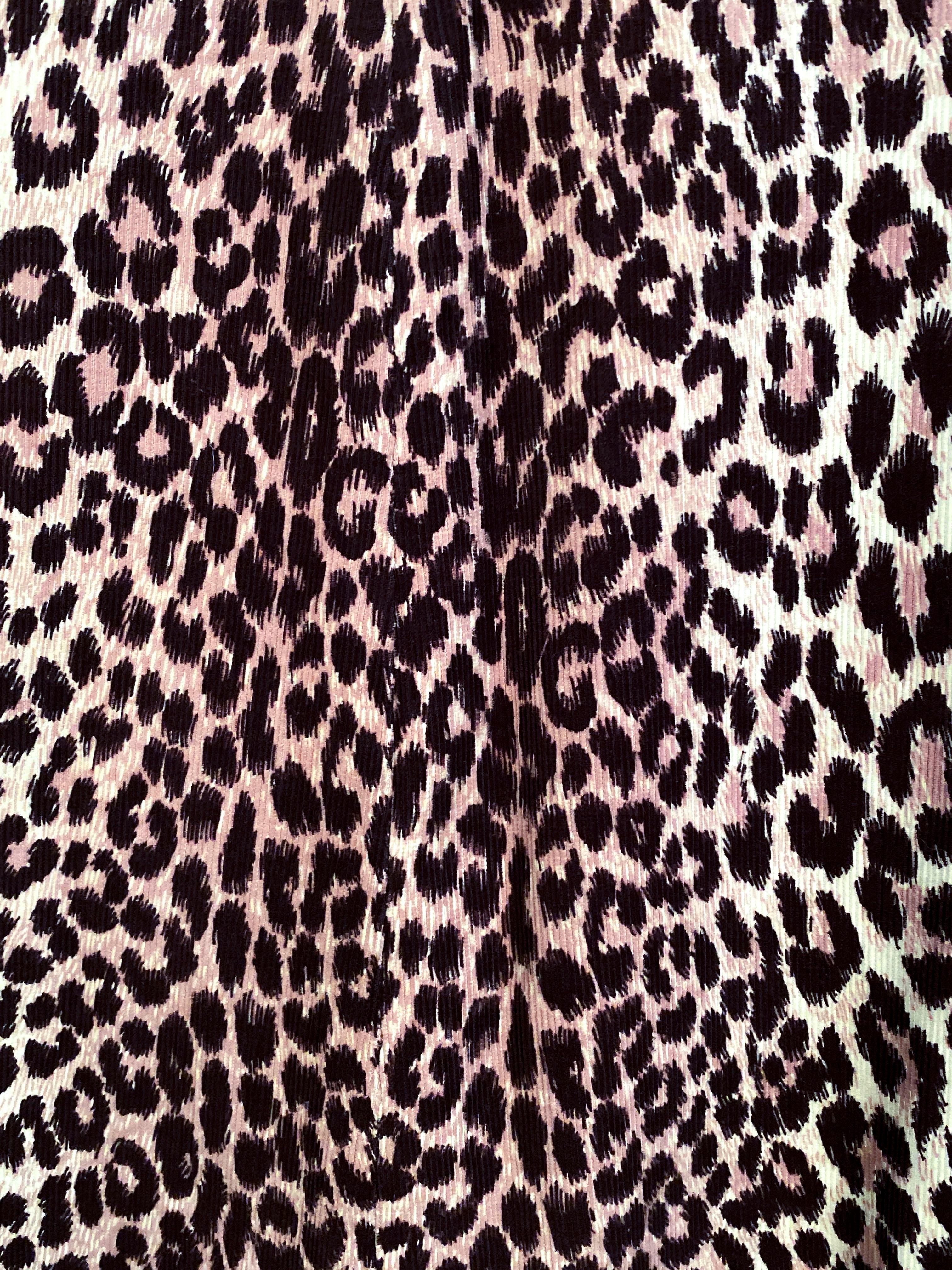 Women's 1940s Cheetah Printed Coat