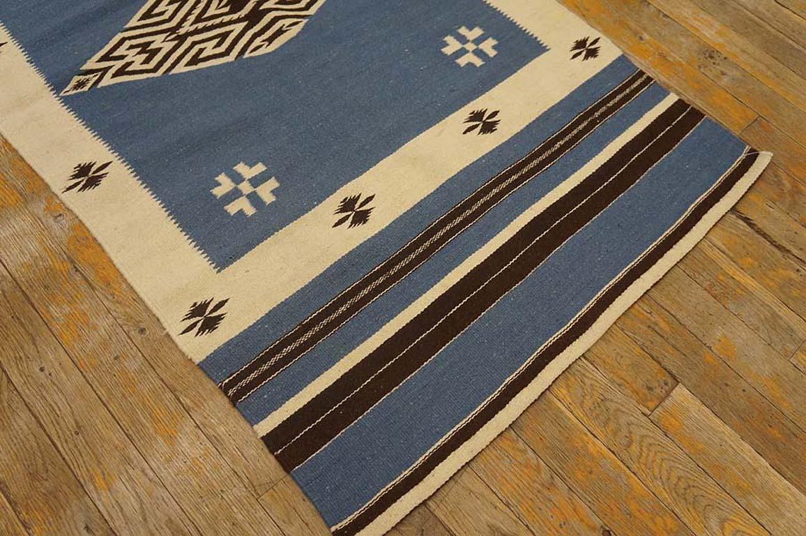 1940s Chimayo Flatweave Carpet 4