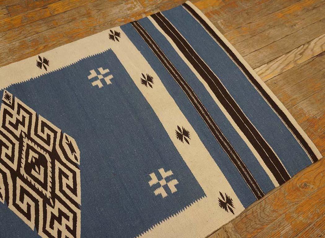 1940s Chimayo Flatweave Carpet 8