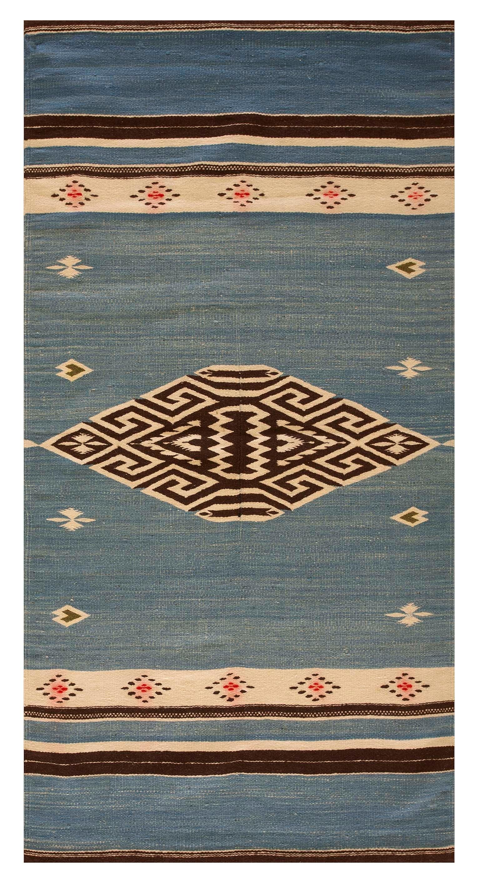 Set of Mid-20th Century Chimayo flat weave carpets ( 2' 4