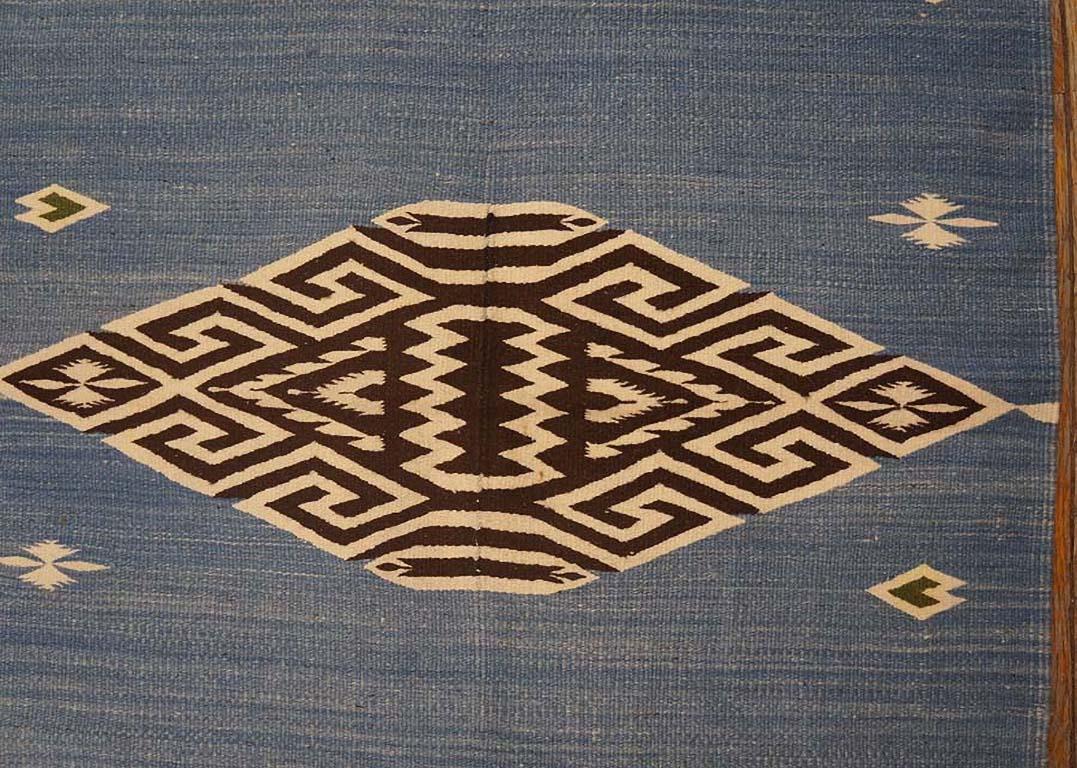 Wool 1940s Chimayo Flatweave Carpet