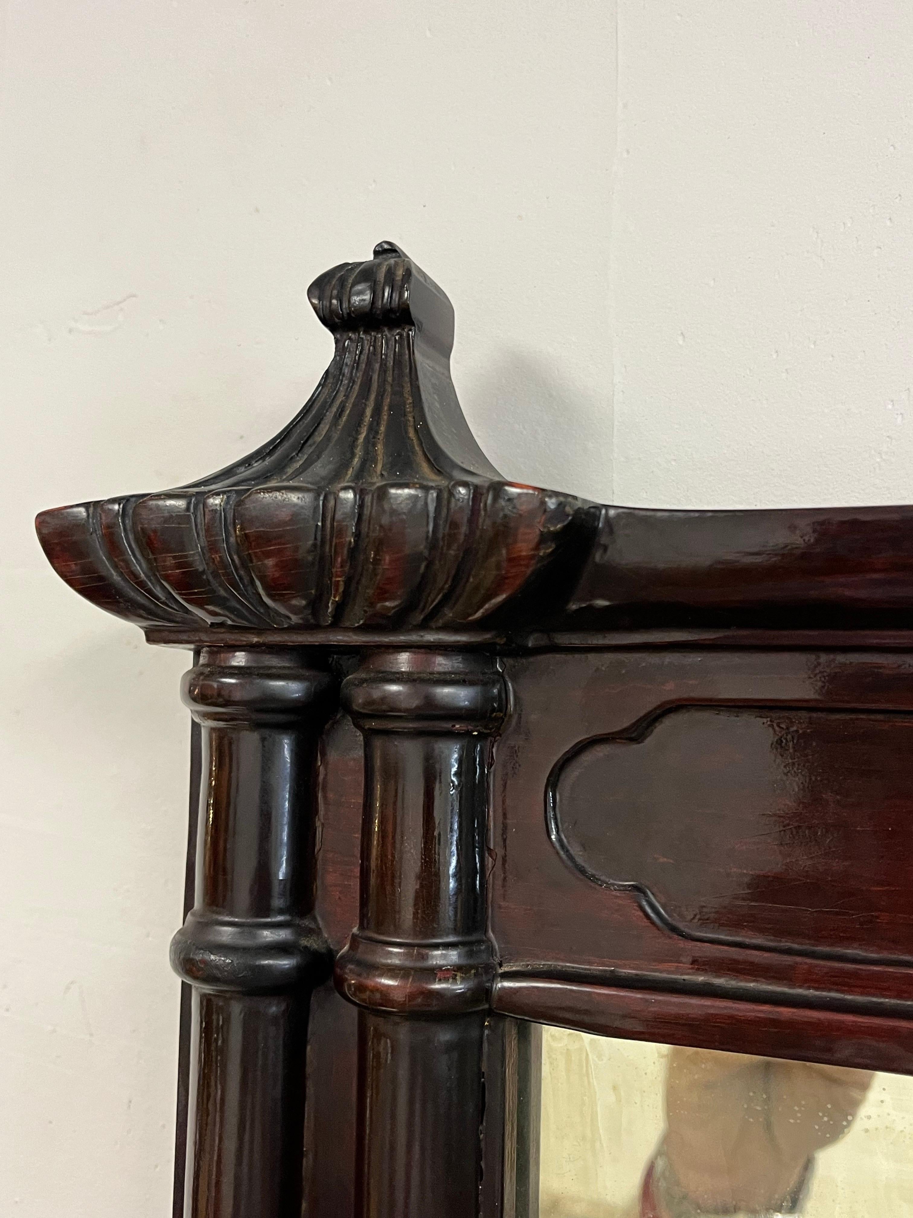 Espejo Pagoda Chippendale Chino Wing Furniture Co, NYC Chippendale chino en venta