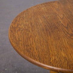 1940's Circular Side Table, Three Column Base