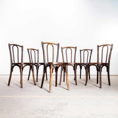 1940’s Classic Back Bentwood Dining Chairs - Set Of Six