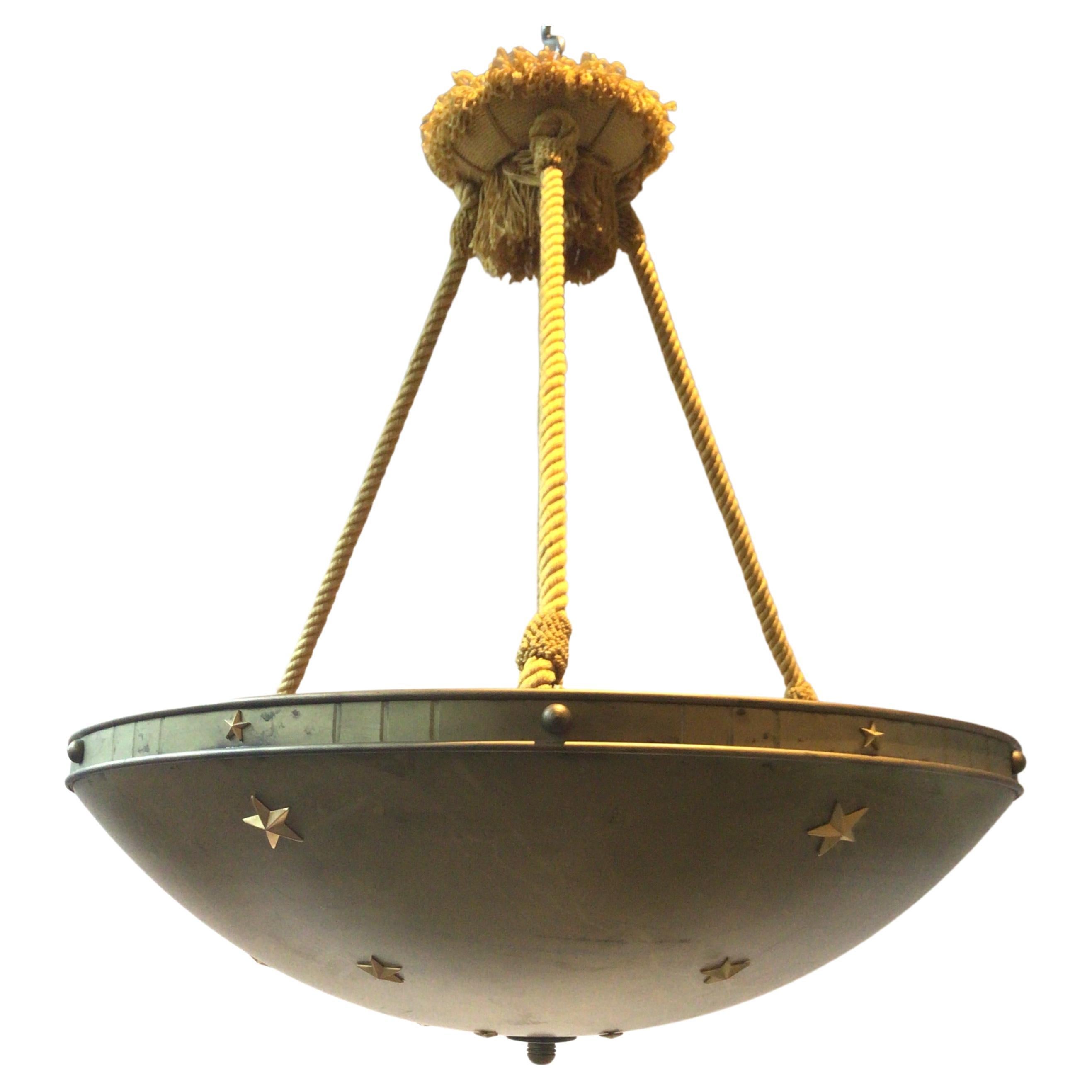 1940s Classical Dome Chandelier For Sale
