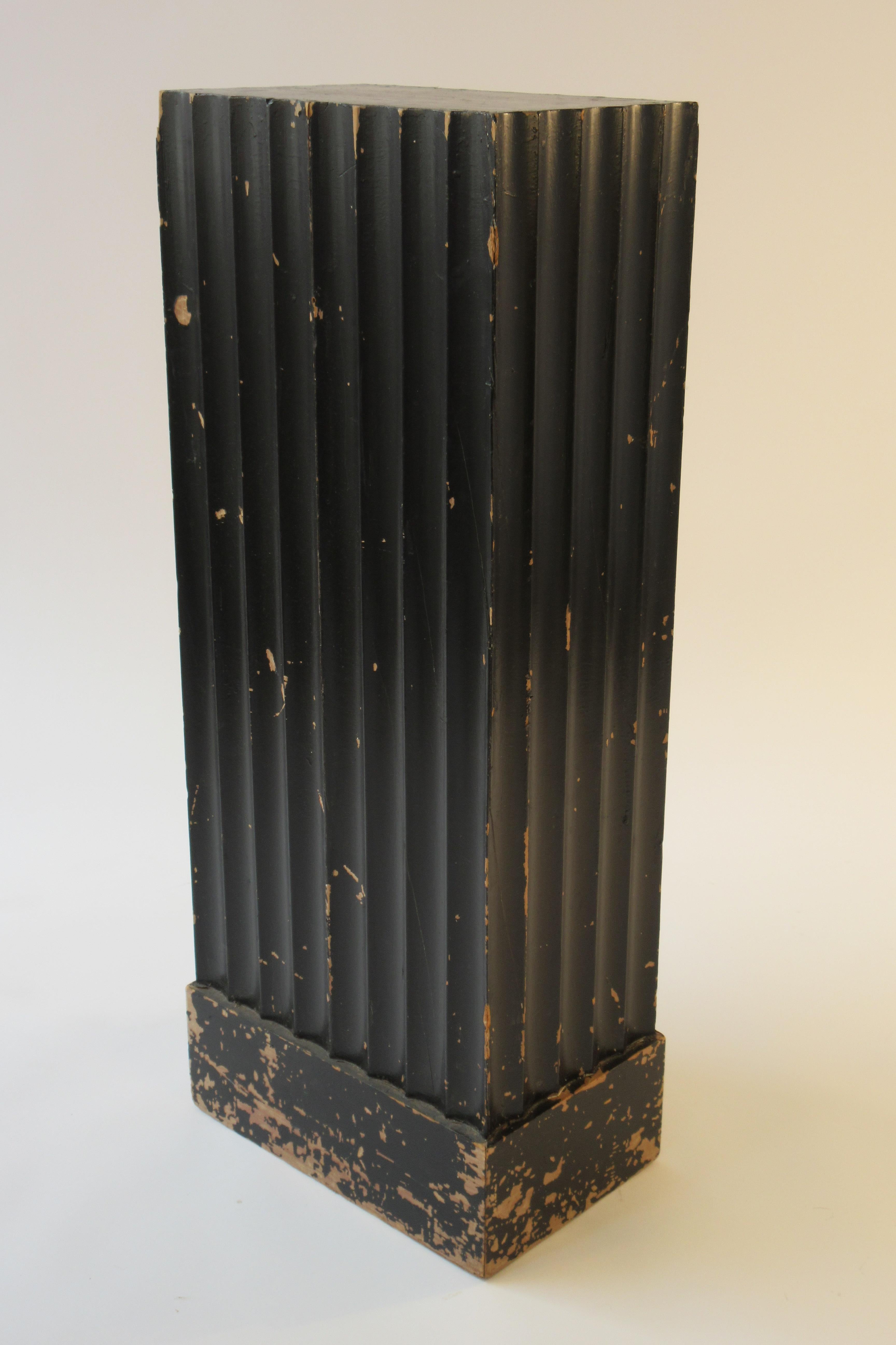 1940s Classical Wood Pedestal 4