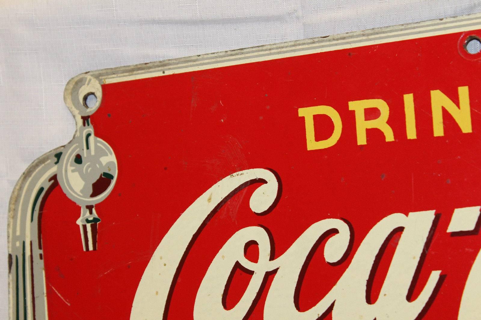 fountain service coca cola sign