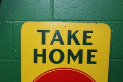 1940s Coca Cola Masonite Vertical Advertising Sign