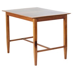 Early 20th Century Coffee table with Inlaid Wood Top, Italy 1940s