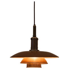 1940s Copper Ceiling Lamp 3.6 / 3 by Poul Henningsen