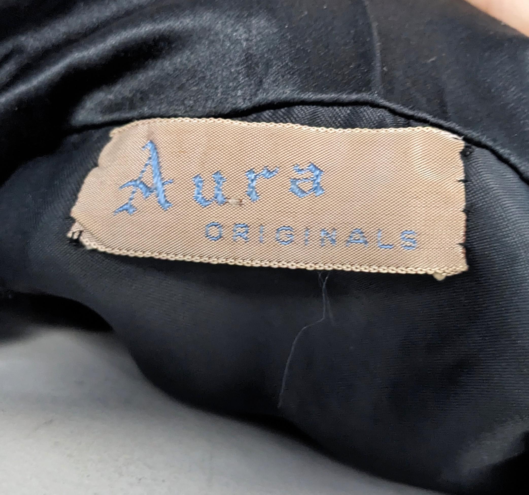 1940's Cotton Lace and Satin Cocktail Suit For Sale 8