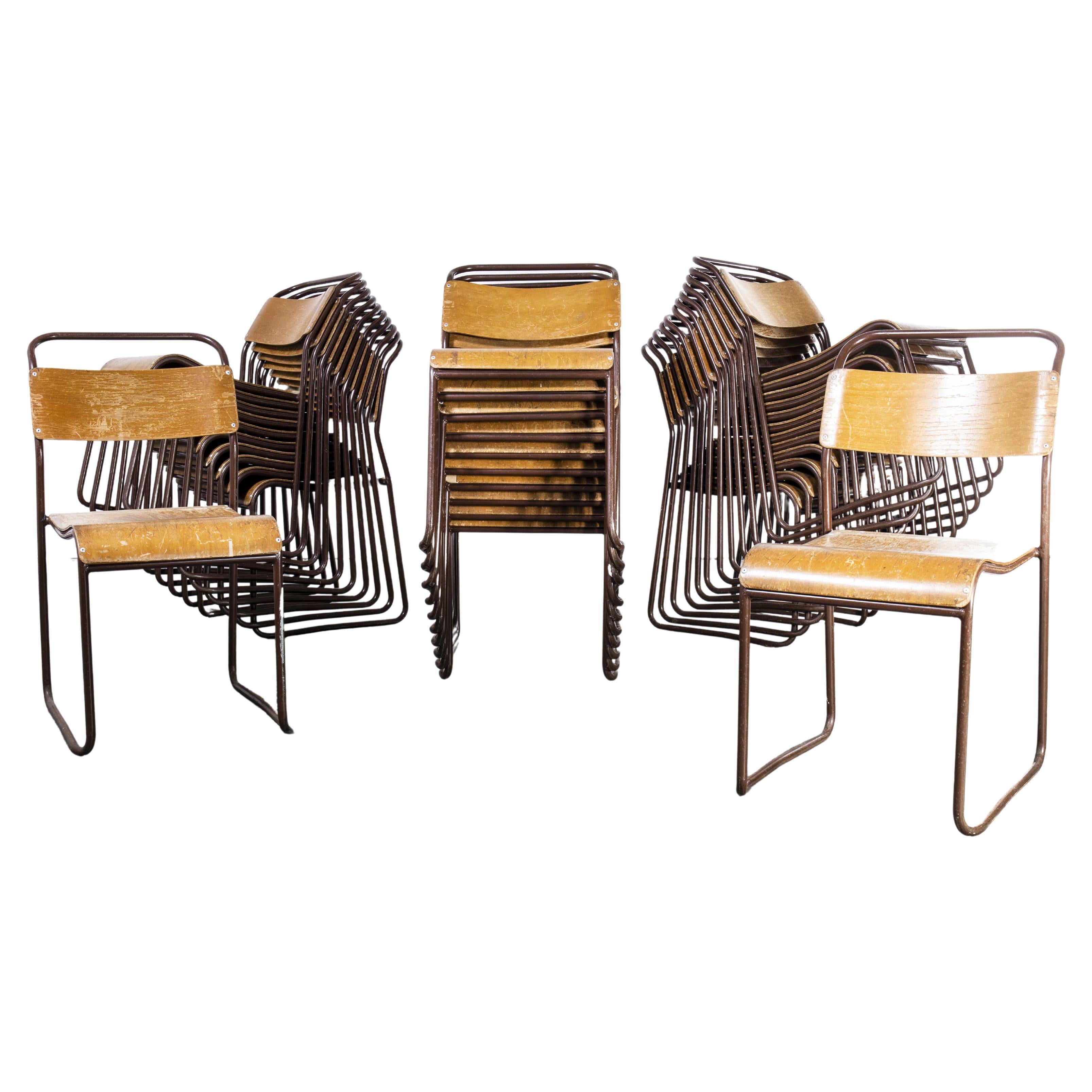 1940's COX Tubular Metal Dining Chairs, Various Quantities Available