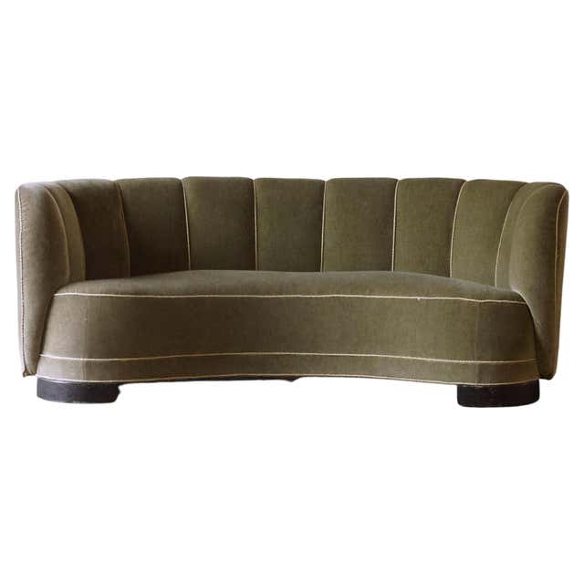 A Large Sculptural Curved Sofa By Ico Parisi at 1stDibs