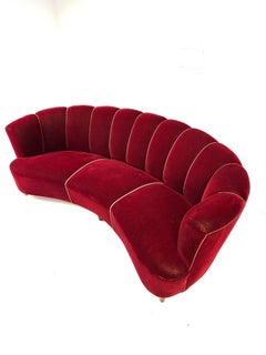 Sofá danés curvo de 1940